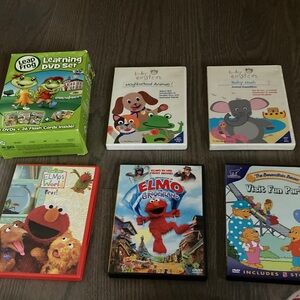 Set of 8 DVDs for young children